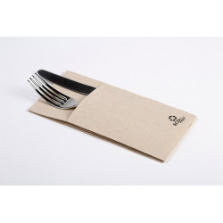 Serviette Kanguro 40x40 kraft (x960) - 1 pli jetable - CHR Appro