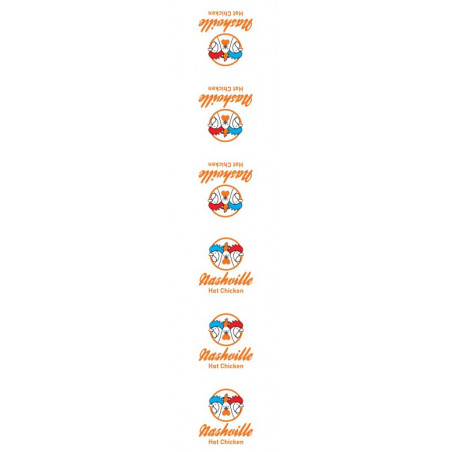 Stickers Nasville secu livraison 50x210 par 50