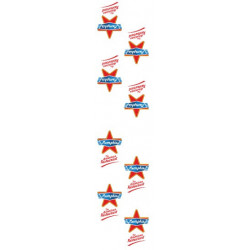 etiquette Memphis secu livraison 50x210 par 50