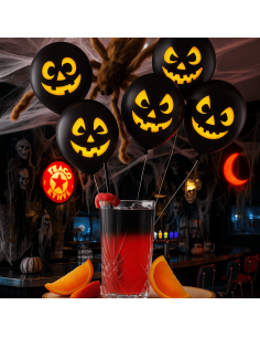 BALLON 30CM NOIR X10 2