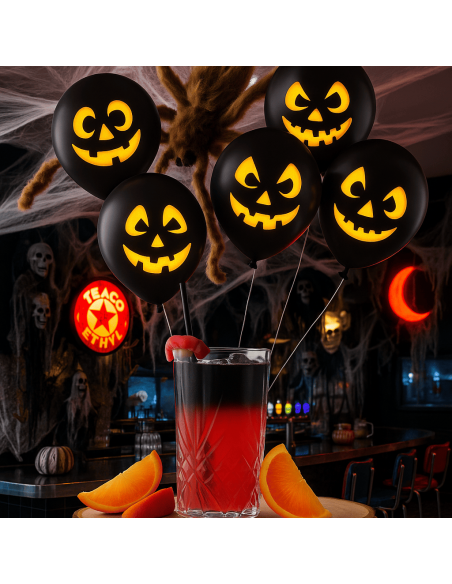 BALLON 30CM NOIR X10