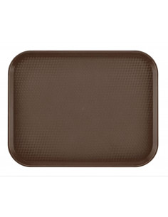 Plateau PP 34X26,5 Brun FASTFOOD x 24