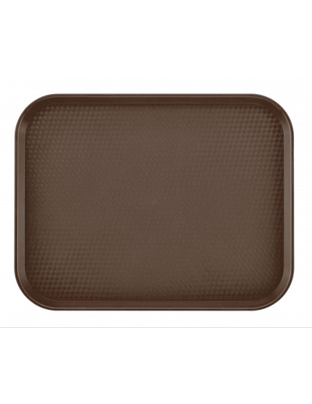 Plateau PP 34X26,5 Brun FASTFOOD x 24