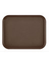 Plateau PP 34X26,5 Brun FASTFOOD x 24