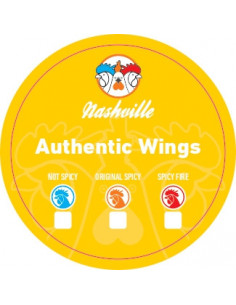 Stickers Authentic Wings x500