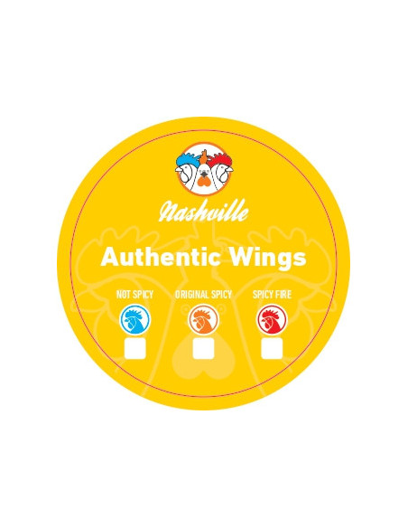 Stickers Authentic Wings x500
