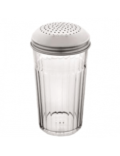 Saupoudreuse en inox – accessoire professionnel pour sucre glace, cacao ou épices en restauration.