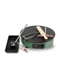 Kit d’étalement pour crêpière 40 cm Krampouz – râteau et louche professionnels pour crêperies, snacks et stands sucrés. 2