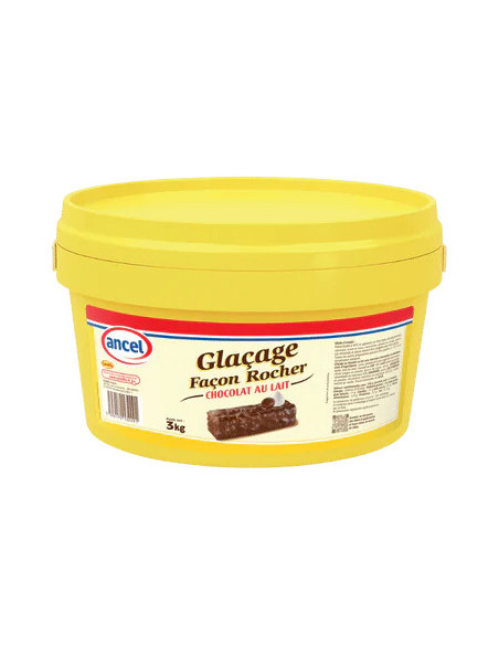 Glaçage Façon Rocher Chocolat au Lait ANCEL | CHR APPRO