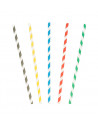 paille assortie D6 20 cm 250