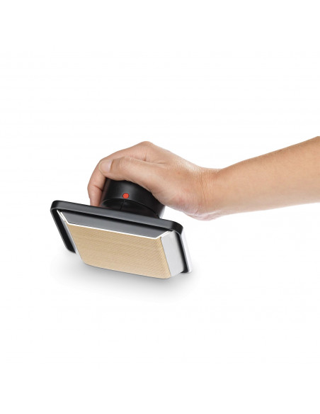 Tampon Clean+ pour crêpière accessoire de nettoyage professionnel pour plaques de cuisson, entretien hygiénique et sans rayures.