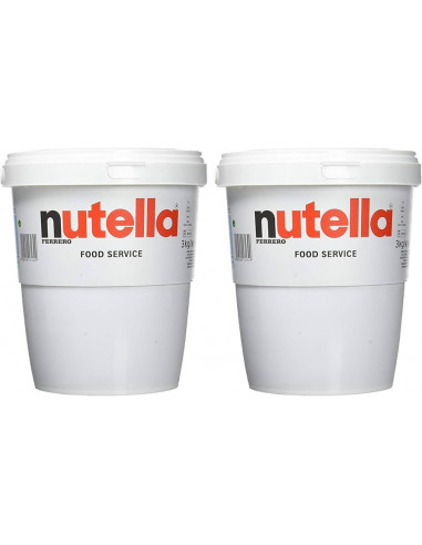 Nutella 2x3Kg format professionnel pour crêperies et glaciers