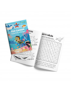 Kit coloriage enfant A6 12 pages avec crayons – jeux enfant pour restaurants, snacks et fast-foods, modèles assortis. 2