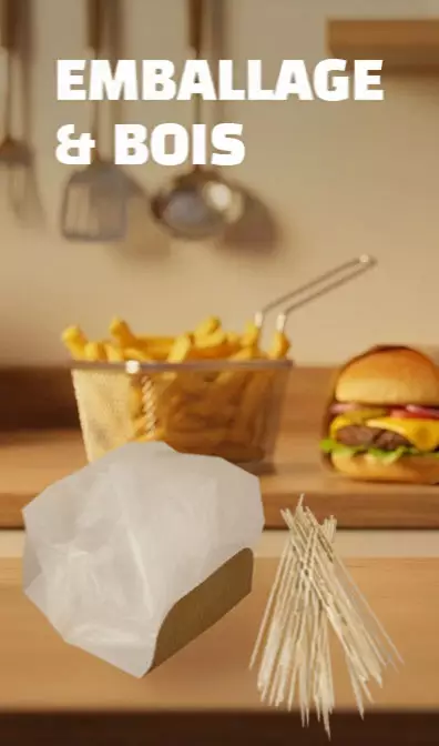 Emballage pour snack et burger