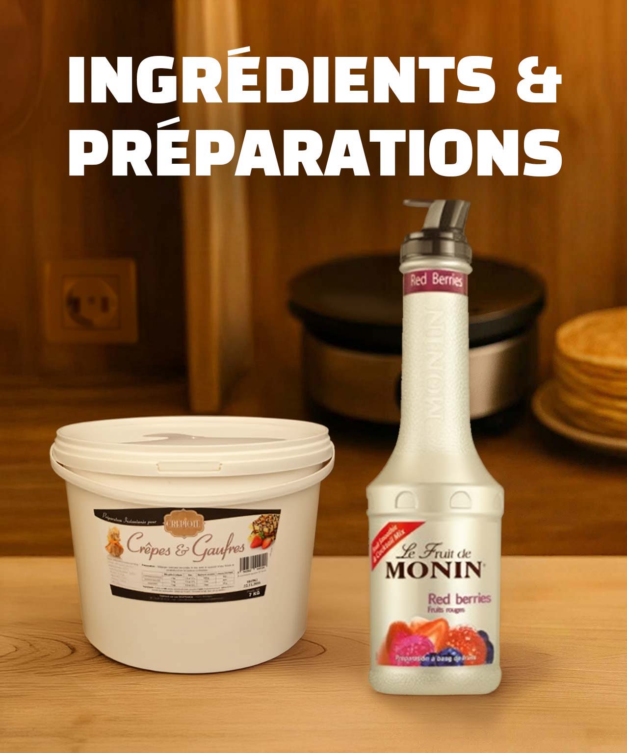 fournisseur grossite crêperie et gaufre