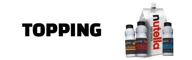 Topping et nappage Crepiote nutella pour glace et crepe