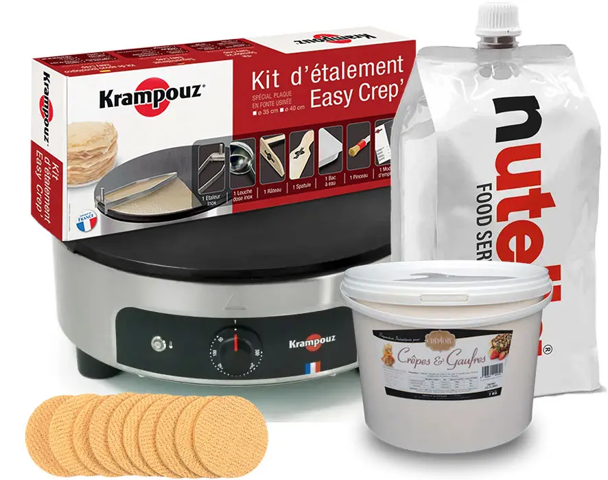 Produit pour cr&ecirc;pe, cr&ecirc;perie