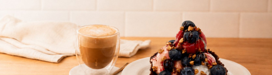 Glacier & Coffee shop