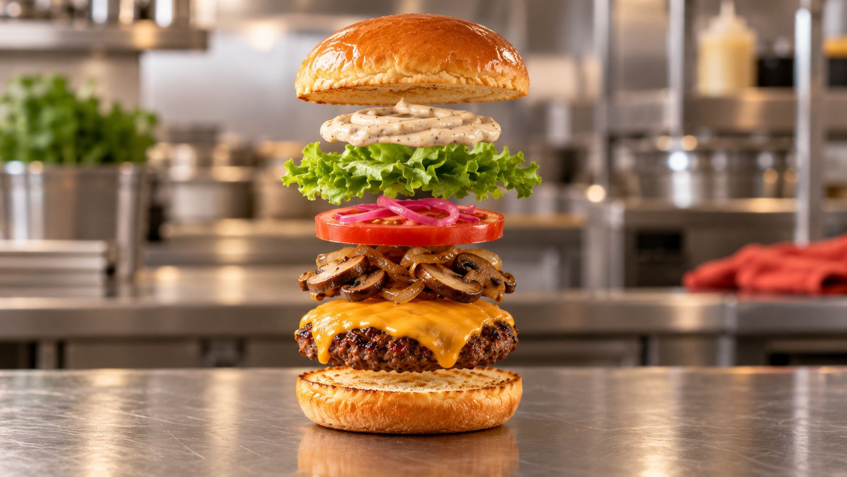 Dans quel ordre monter un burger pour qu’il reste stable et croustillant ?