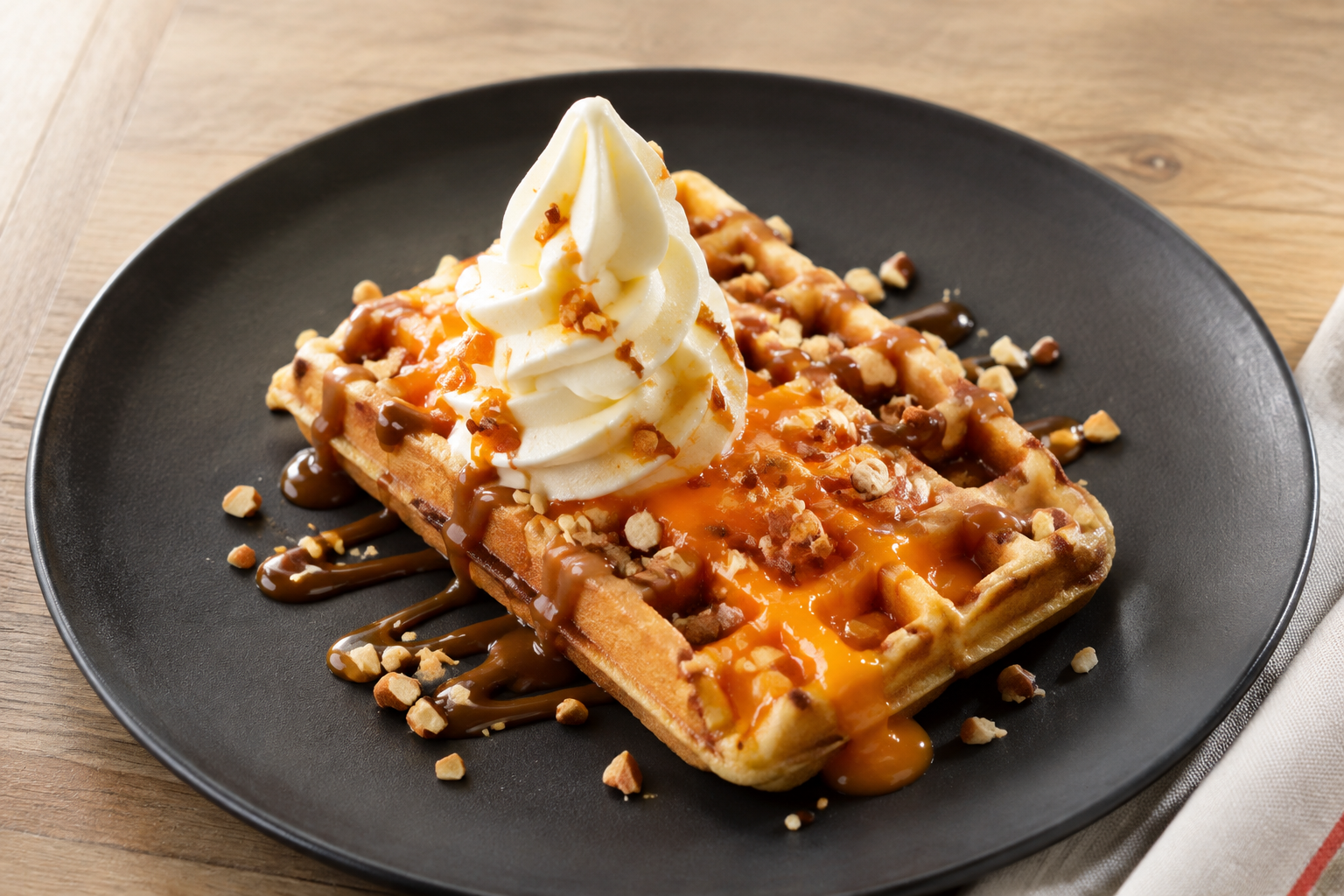 Gaufre « Abricot d’automne »